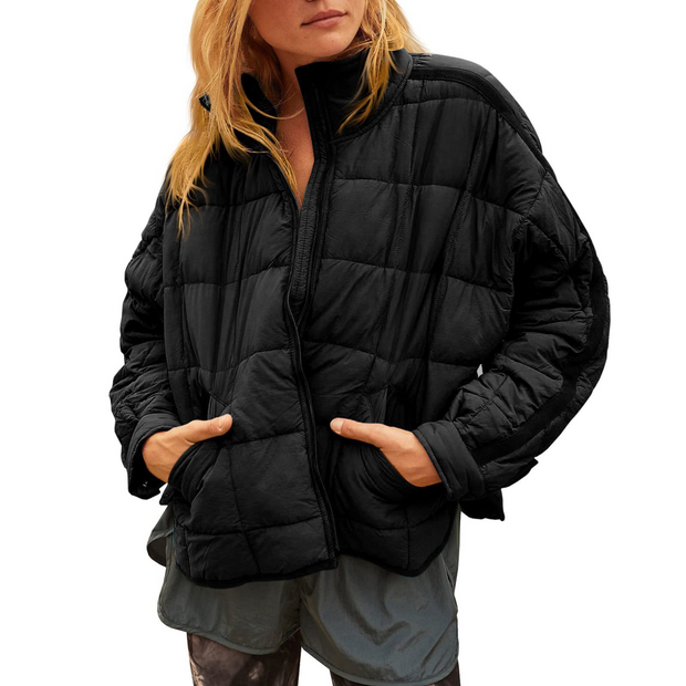 MAY™ – Lightweight Compact Zip Puffer Jacket