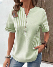 Zoe™ | Soft Striped Blouse