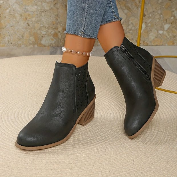 Léonie™ – Breathable Ankle Boots with Long-Lasting Comfort