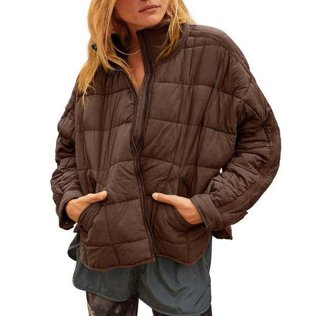 MAY™ – Lightweight Compact Zip Puffer Jacket