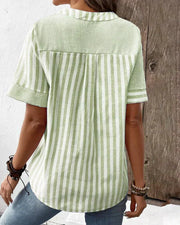 Zoe™ | Soft Striped Blouse