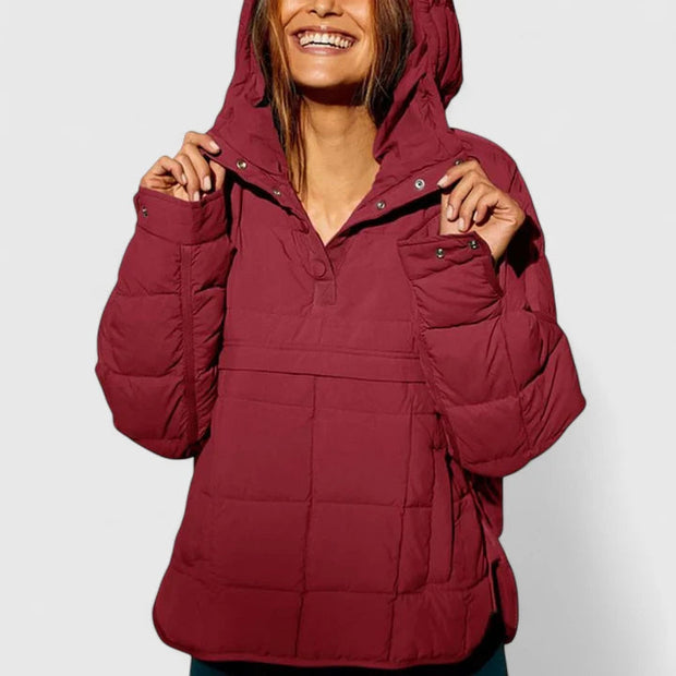 Sara™ | Waterproof Oversized Hooded Pullover Jacket