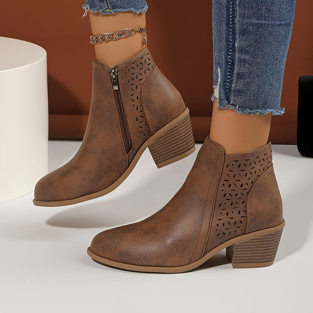 Léonie™ – Breathable Ankle Boots with Long-Lasting Comfort