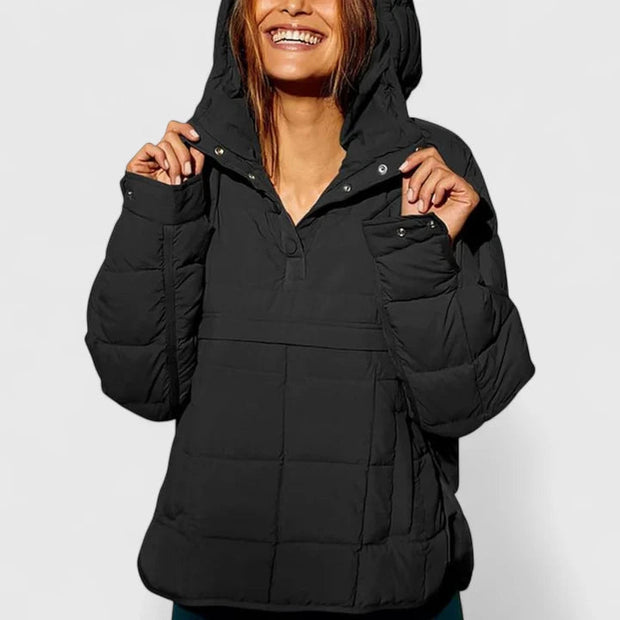 Sara™ | Waterproof Oversized Hooded Pullover Jacket