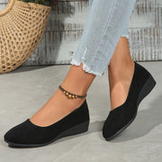 Élianne | Comfortable Wedge Heel Ballet Flats