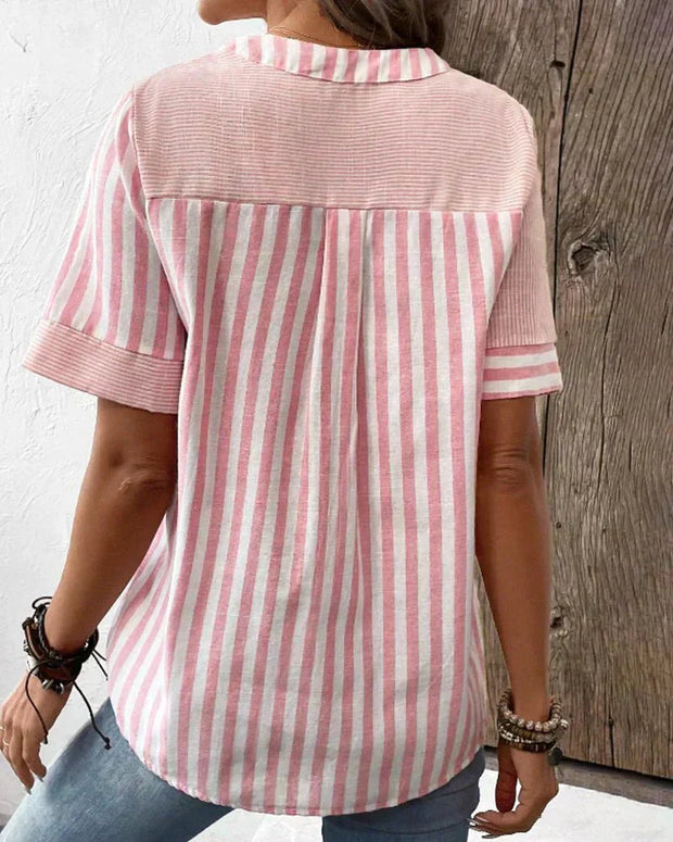 Zoe™ | Soft Striped Blouse