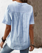 Zoe™ | Soft Striped Blouse